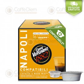 Caffè Vergnano compostabile Cremoso 200 capsule compatibili Nespresso®