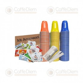 Accessory Kit with 150x Coffee Cups, Stirrers and Sugar Bags