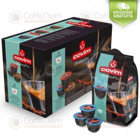 48 Coffee Capsules Compatible Dolce Gusto Caffè Covim Dek