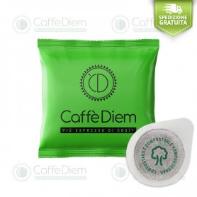 CAFFE' DIEM ESE PODS- 4 BOX OF 150 PAPER PODS DEK BLEND