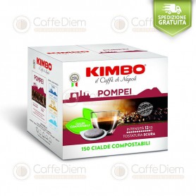 KIMBO POMPEI BLEND- BOX OF 150 ESE PAPER PODS 44mm