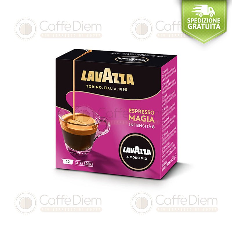 Original Lavazza A Modo Mio Magia Box of 12 Espresso Capsules | Caffè Diem
