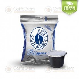 Borbone Respresso Blue Blend - Box Of 100 Coffee Capsules Compatibles with Nespresso Coffee Machine